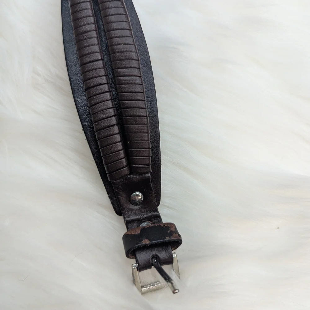 Men's Brown Leather Bracelet
